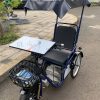 Xe điện 3 bánh cho người già, người khuyết tật thiết kế bàn bán vé số - Xe điện Tuấn Khang