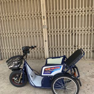 Xe điện ba bánh cho người già và người khuyết tật có thiết kế ngả lưng - Xe điện Tuấn Khang