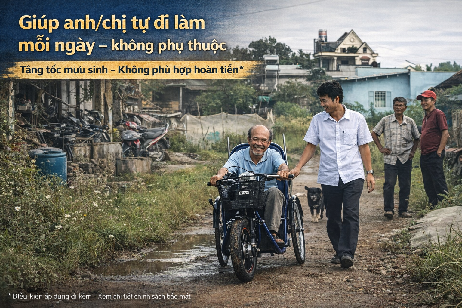 Xe điện 3 bánh Tuấn Khang